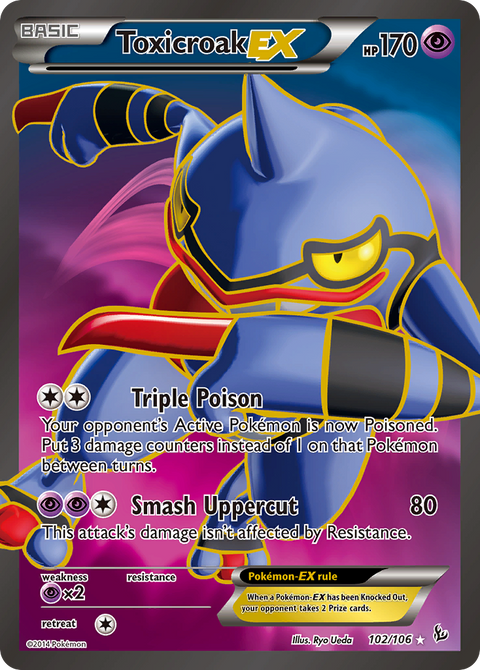 Toxicroak EX - 102/106