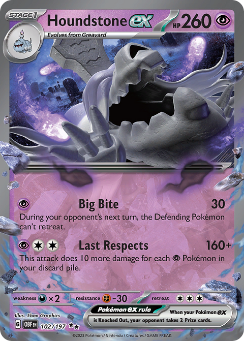 Houndstone EX - 102/197
