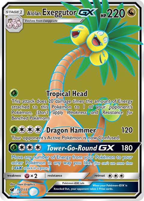 Alolan Exeggutor GX - 107/111