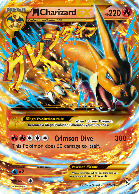 M Charizard EX - 107/106