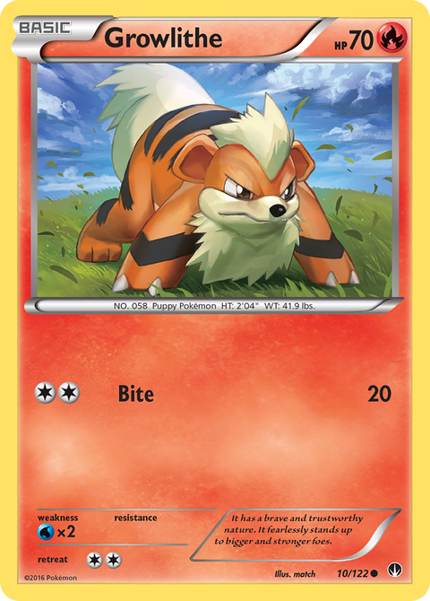 Growlithe - 10/122