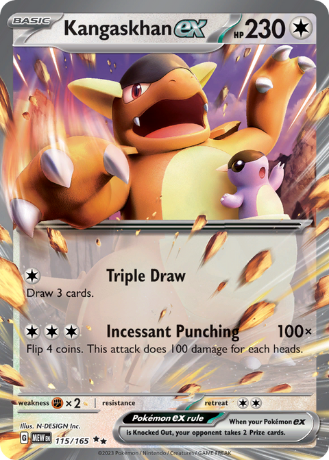 Kangaskhan EX - 115/165