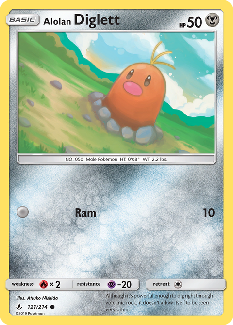 Alolan Diglett - 121/214