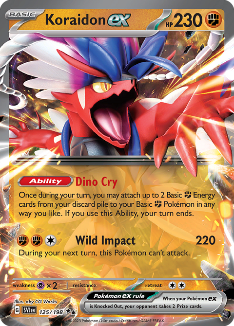 Koraidon EX - 125/198