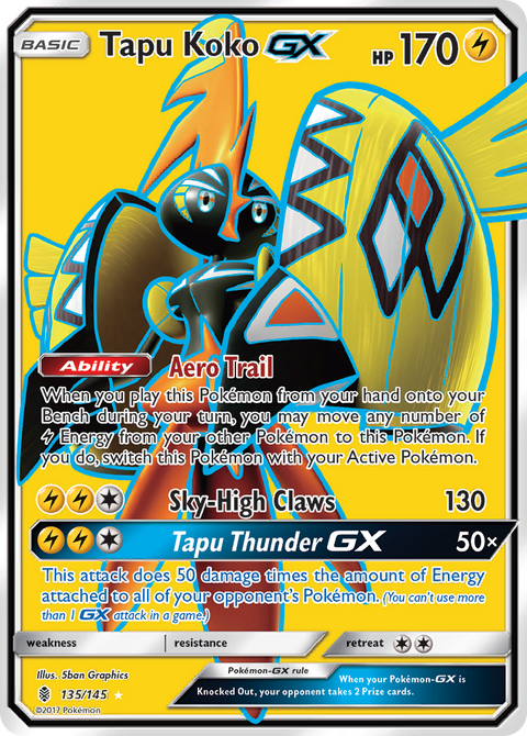 Tapu Koko GX - 135/145