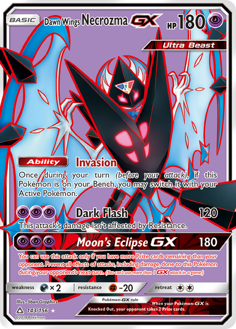 Dawn Wings Necrozma GX - 143/156