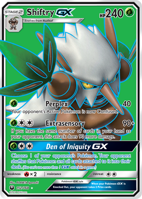 Shiftry GX - 152/168
