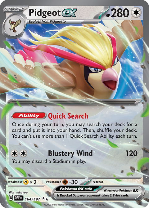 Pidgeot EX - 164/197
