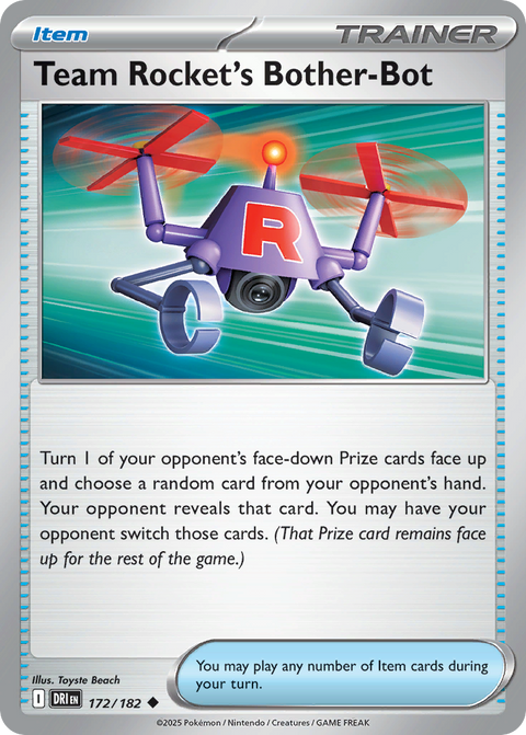 Team Rocket's Bother-Bot - 172/182