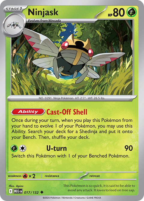 Ninjask - 017/132