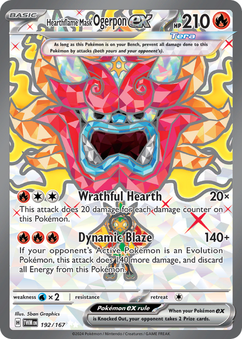 Hearthflame Mask Ogerpon EX - 192/167