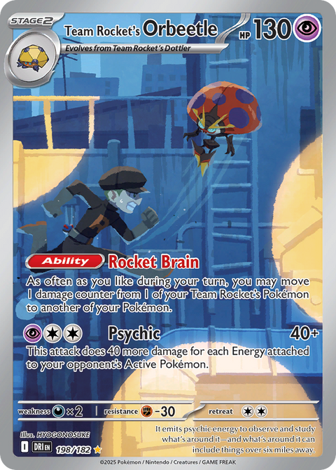 Team Rocket's Orbeetle - 198/182