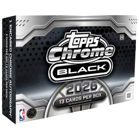 Topps: 2025-26 Chrome Black - Basketball Hobby Box