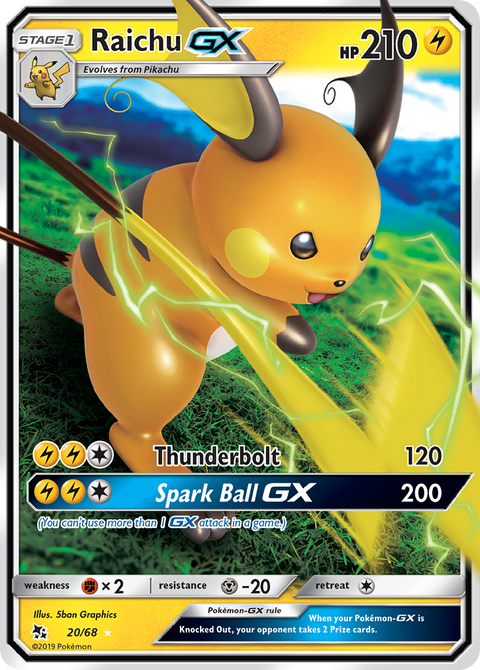 Raichu GX - 20/68