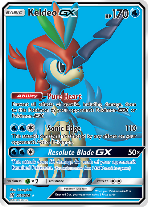 Keldeo GX - 219/236