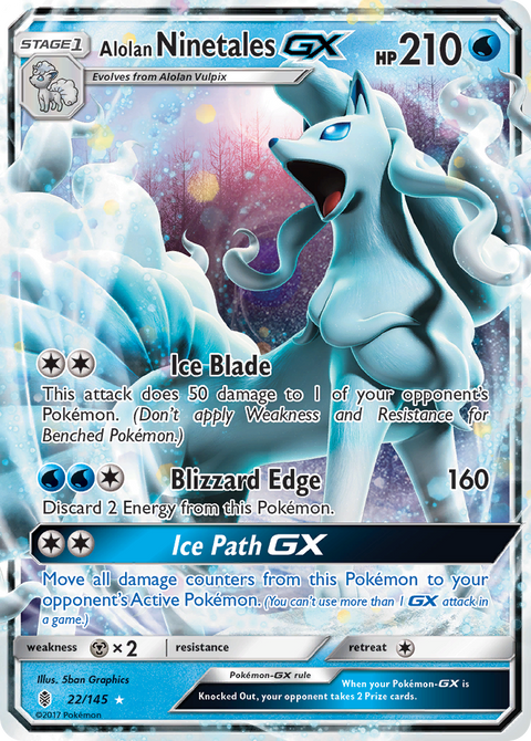 Alolan Ninetales GX - 22/145