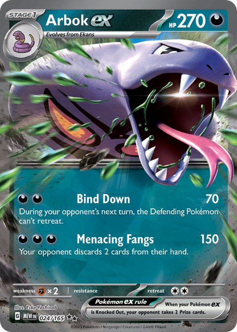 Arbok EX - 024/165