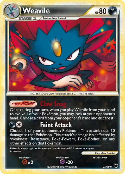 Weavile - 25/90