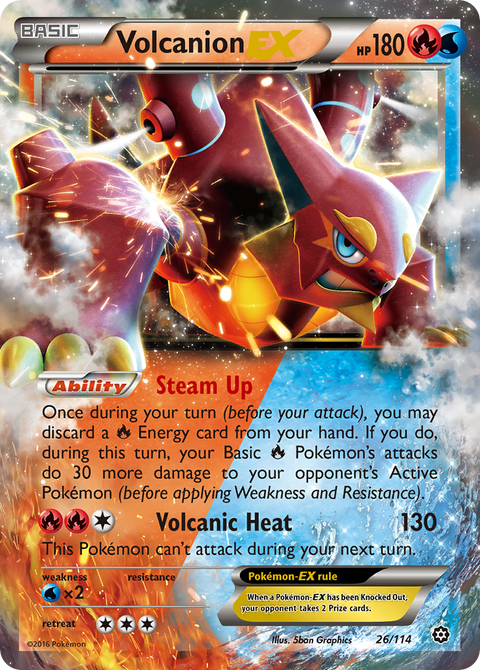 Volcanion EX - 26/114