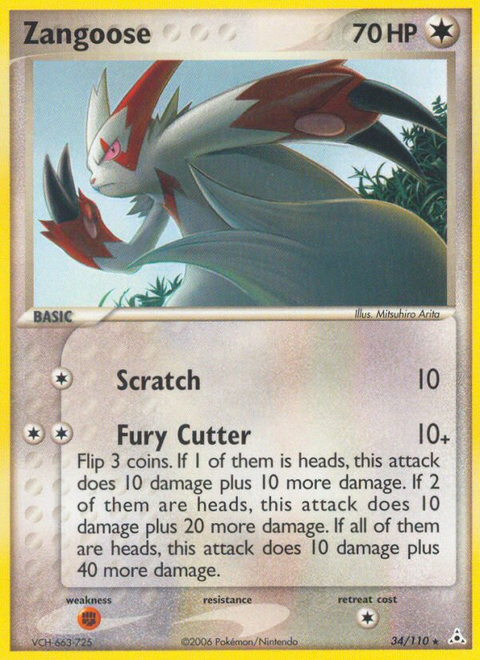 Zangoose - 34/110