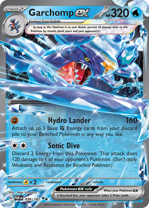 Garchomp EX - 038/182