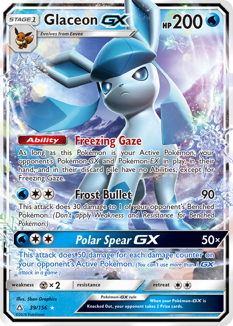 Glaceon GX - 39/156