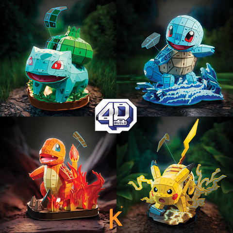 4D Build - Pokemon - 4D Puzzle Model Kit