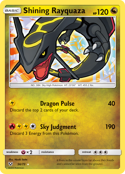 Shining Rayquaza - 56/73