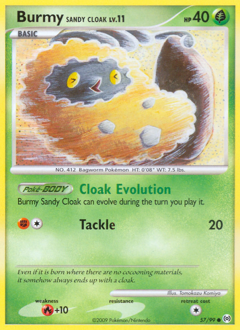 Burmy Sandy Cloak - 57/99