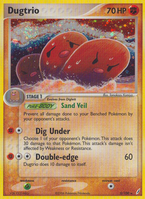Dugtrio - 5/100