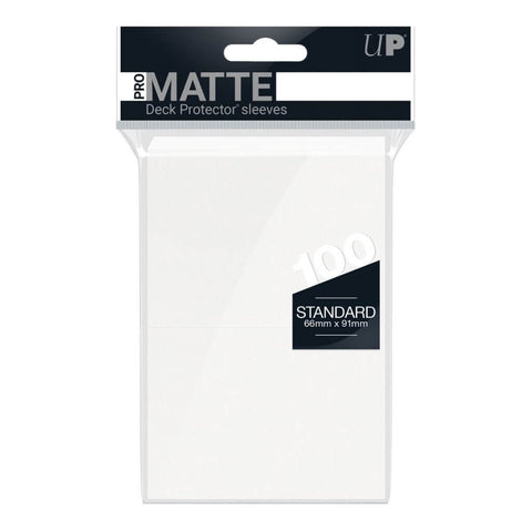 Ultra Pro - PRO LINE -DECK PROTECTOR STANDARD - 100ct PRO-MATTE White