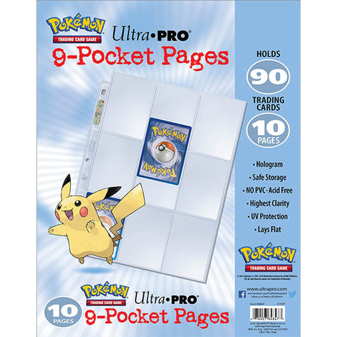 Pokemon - Ultra Pro - 9-Pocket Trading Card Page Pack