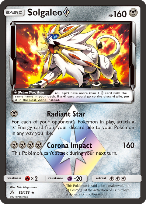 Solgaleo Prism Star - 89/156