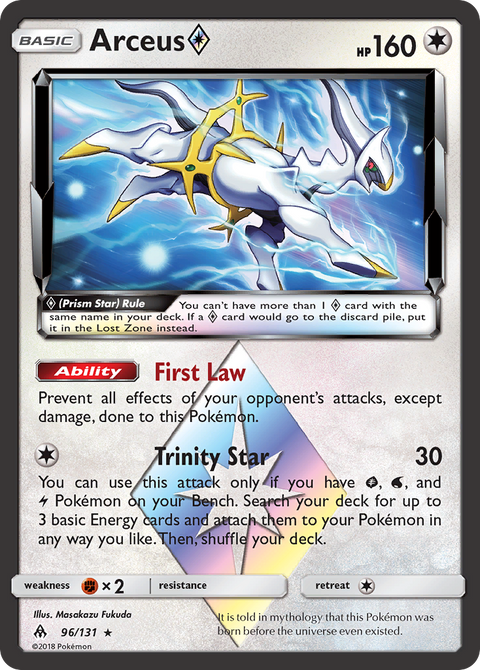Arceus Prism Star - 96/131
