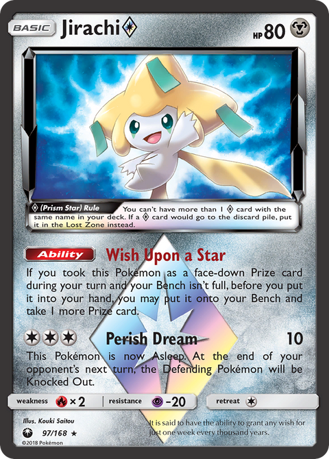 Jirachi Prism Star - 97/168