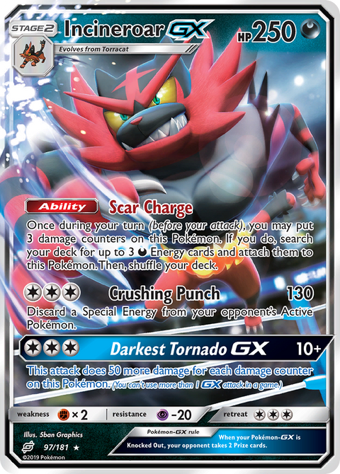 Incineroar GX - 97/181