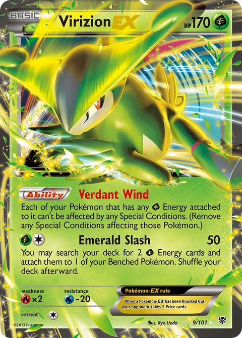 Virizion EX - 9/101