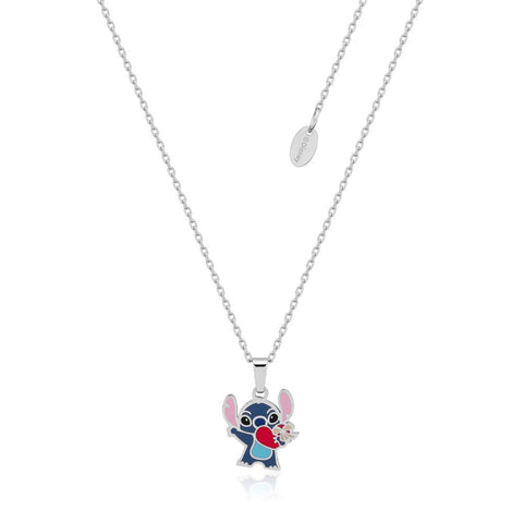 ECC Disney Lilo and Stitch Heart Enamel Necklace - Default Title