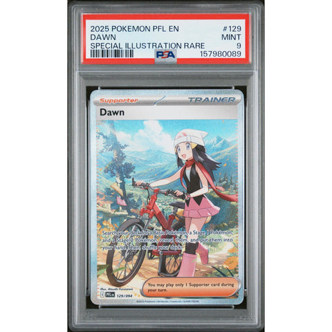 2025 POKEMON DAWN SPECIAL ILLUSTRATION RARE 129/094 PSA 9
