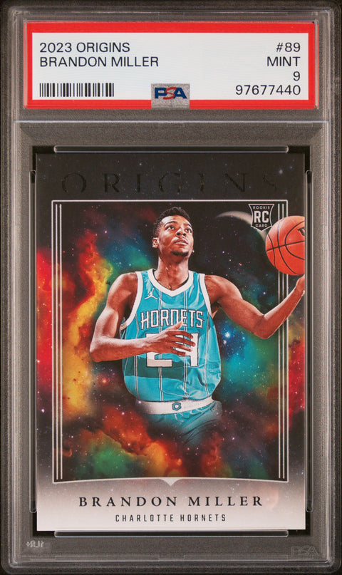 2023 PANINI PANINI ORIGINS BRANDON MILLER 89 PSA 9