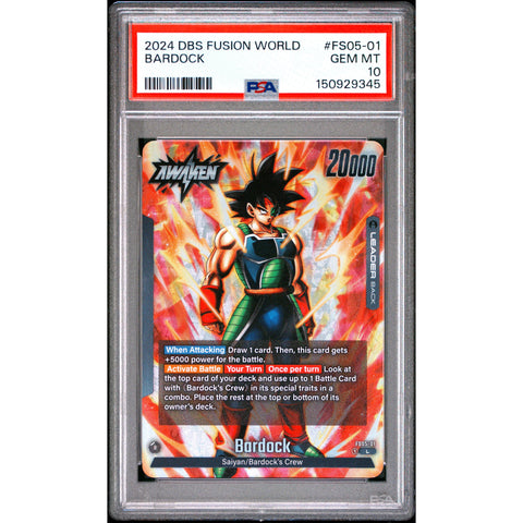 2024 DRAGON BALL BARDOCK FS05-01/97 PSA 10
