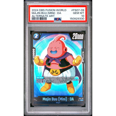 2024 DRAGON BALL MAJIN BUU (MINI) : DA ALTERNATE ART FS07-09/97 PSA 10