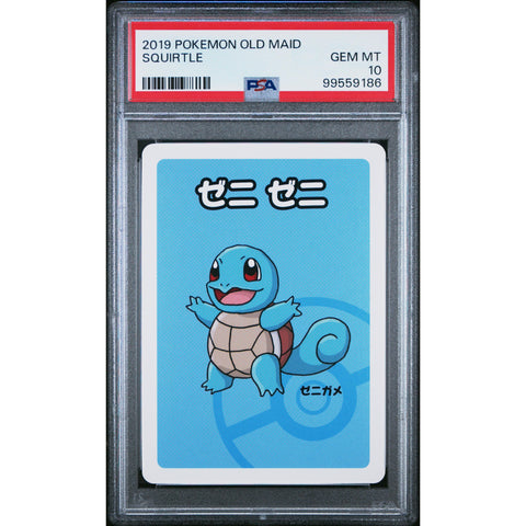 2019 POKEMON JPN OLD MAID SQUIRTLE PSA 10