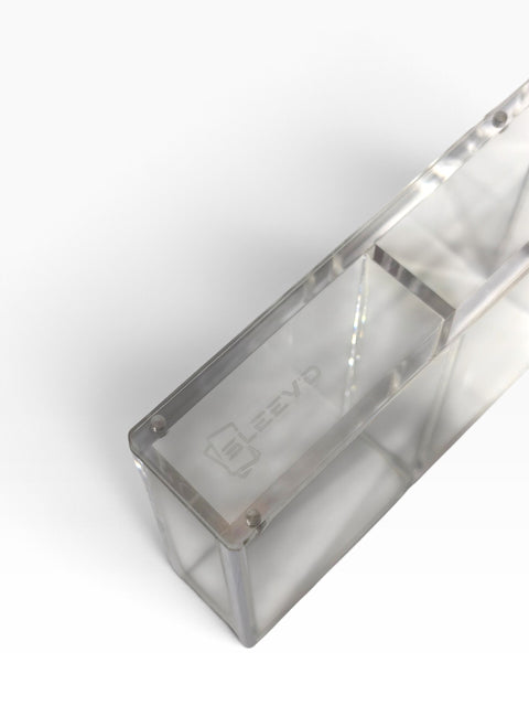 SLEEV'D: 5 Pack Mini Tins Acrylic Case (Tins Included)
