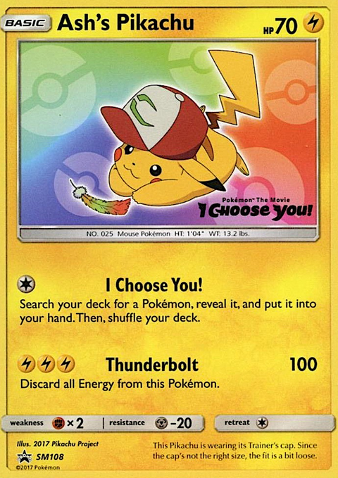 Ash's Pikachu - SM108