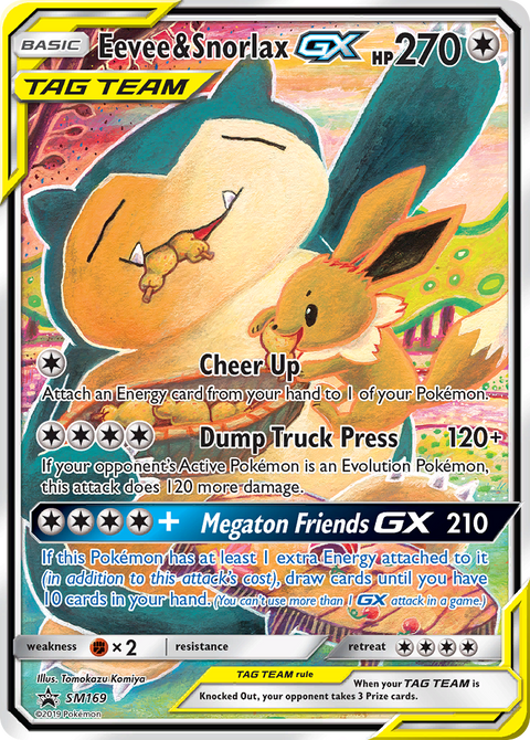 Eevee & Snorlax GX - SM169