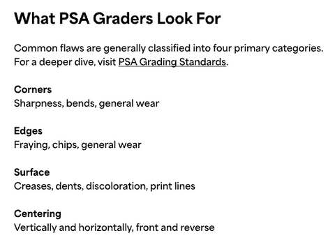 Grading Standards