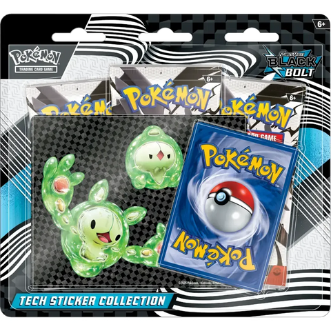 Pokemon TCG: Black Bolt Tech Sticker Collection