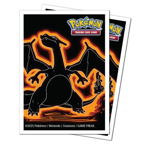 Ultra PRO - Pokémon TCG Neon Kanto 105ct Apex Deck Protector Sleeves Charizard