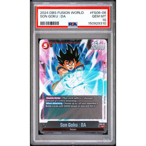 2024 DRAGON BALL SON GOKU : DA FS06-06/97 PSA 10